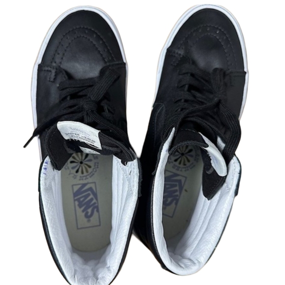 Vans Sk8-Hi 'Divine Energy' High top Sneakers black leather Size 9 - Picture 9 of 16